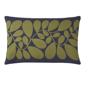 Orla Kiely Sycamore Stripe Blue/Olive Cushion